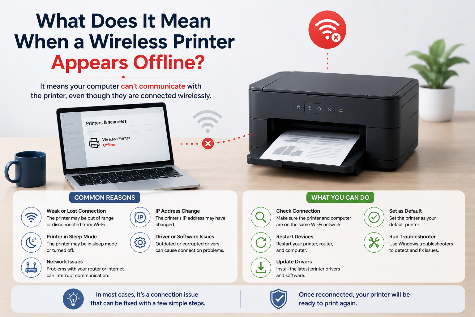What Does It Mean When a Wireless Printer Appears Offline?