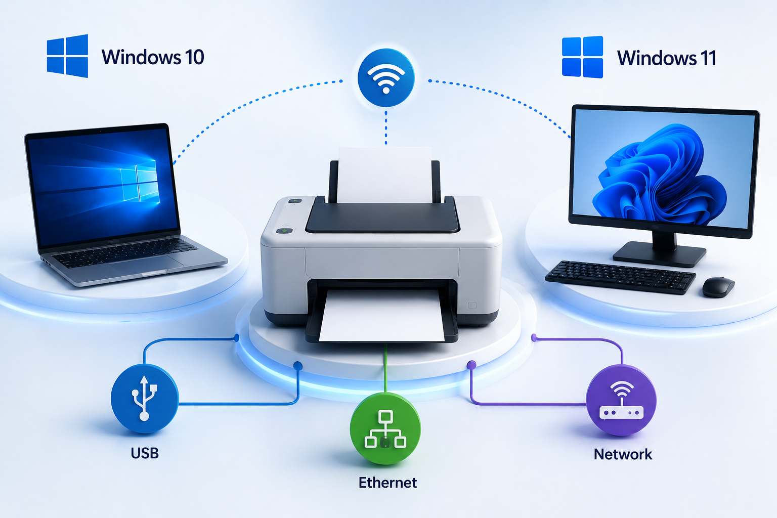 Understanding Printer Connections in Windows 10 and Windows 11